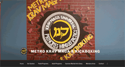 Desktop Screenshot of metrokravmaga.com