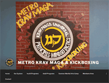 Tablet Screenshot of metrokravmaga.com